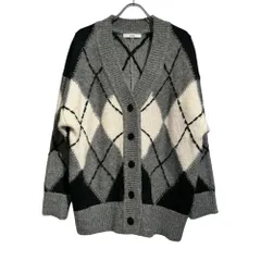 JOURNAL STANDARD relume (ジャーナルスタンダードレリューム) ③ 24080462830030 アーガイルVネックカーディガン レディース グレー FREE