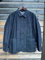 BLUE BLUE ストライプ カバーオール サイズ2 BLUE BLUE JAPAN 2024FW OUTER COLLECTION | BLUE BLUE JAPAN