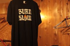 BURN SLOW - Combo Logo T-Shirt/Black Lサイズ bmx