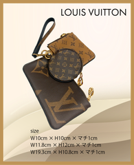 【値下げ】ルイヴィトン　LOUIS VUITTON　ポーチ　小物入れ　モノグラム　LV　サークル　ポシェット・トリオ　94