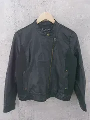 ◇ Sonny Label サニーレーベル URBAN RESEARCH フェイクレザー 長袖 ジップアップ ジャケット FREE ブラック レディース  【1002800381036】