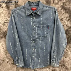 2025年最新】supreme jacquard denim shirtの人気アイテム - メルカリ