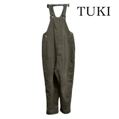 tuki type2 オーバーオール ツキ　サイズ0 TUKI type2 / black/black denim タイプ2 サロペット ブラック