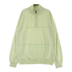 サイズ：M FOURTEEN フォーティーン  ハーフジップ カシミヤ ニット セーター  グリーン系 [240101478712] ゴルフウェア メンズ ストスト