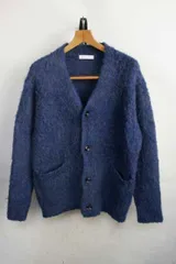 AURALEE オーラリー　モヘアカーディガン　ダークブラウン AURALEE キッドモヘア ニット シャツ カーディガン オーラリー