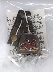 ☆新品未使用「送料込」色々取り付けられるお守りベル//折鶴⑩//Chari-bura チャリブラ//r100