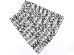 23区 総柄 Aライン 台形 スカート size40/白ｘ黒 ■◇ レディース