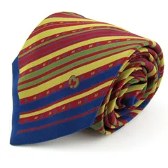 ミラショーン ネクタイ ブランド ストライプ柄 イタリア製 メンズ マルチカラー mila schon 【中古】