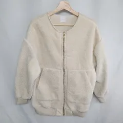Bou Jeloudボアフーディコートアイボリー38☆