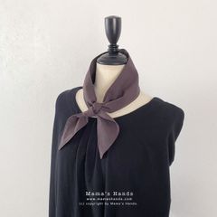 ⭐️4点売れました⭐️ 東炊き チャコールグレー ナチュラル 綿 ネッククーラー 夏 保冷剤・冬 カイロ 対応 スカーフ