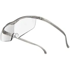 新品未使用☆ハズキルーペ＊ブラックグレー色　1,32倍　ラージ クリアー ケース ハズキルーペ コンパクト 1.32倍 1.6倍 1.85倍 ブラックグレー