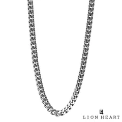 ライオンハート ラージ シルバー チェーンネックレス 喜平 シルバー925 いぶし仕上げ 50cm 喜平チェーン メンズ ブランド チェーン ネックレス だけ のみ