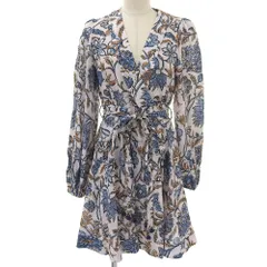 【ZIMMERMANN】花柄 ラップ ミニワンピース【送料関税込】 ZIMMERMANN】花柄 ラップ ミニワンピース【送料関税込】