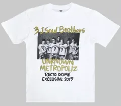 【中古】Tシャツ(男性アイドル) 三代目J Soul Brothers TOKYO DOME EXCLUSIVE 2017 Tシャツ ホワイト Lサイズ 「三代目J Soul Brothers LIVE TOUR 2017 ”UNKNOWN METROPOLI