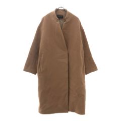 アーバンリサーチ ウールブレンド プチスタンド ロングコート 38 キャメル URBAN RESEARCH レディース