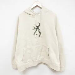 XL/古着 長袖 スウェット パーカー メンズ BROWNING 大きいサイズ コットン ベージュ カーキ 25mar18 中古 スエット トレーナー トップス