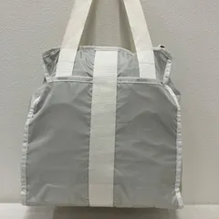 3416　LeSportsac レスポートサック　　肩がけ　エッセンシャル トートバッグ ハンドバッグ 大容量 ホワイト系  A4収納可能