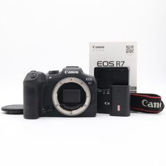 ＜美品＞キヤノン Canon EOS R7 ボディ｜高精度AF×高画素APS-C機｜シャッター約3.7万回｜ミラーレス一眼