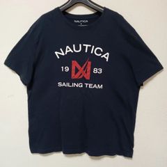 NAUTICAノーティカTシャツ半袖フロントプリントネイビーサイズXL