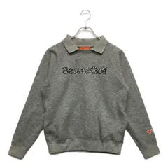 中古 レディース ビームスゴルフ BEAMSGOLF スウェット M グレー 長袖襟付きトレーナー シンプル