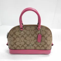 h59620コーチハンドバッグF58295シグネチャー美品