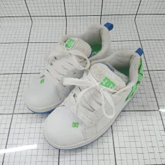 ◇ Θ DC SHOES　ディーシーシューズ グラフィティー ローカットスニーカシューズ サイズ22 ホワイト系 キッズ E  【1508200025827】