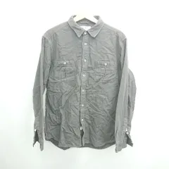 ◇ ⊂ BAYFLOW ベイフロウ 綿100％ 長袖 コットンシャツ サイズ3 グレー系 メンズ E  【1507030007416】