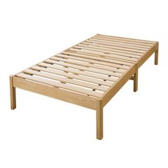 【新品※ショップ出品】組み立て簡単な天然木すのこベッド シングル 木製 ベッド スノコベッド ベッドフレーム 工具要らず 組立簡単