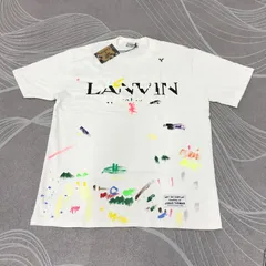 Lanvin Gallery Dept SS22 Striped Paint Splatter T-Shirt
