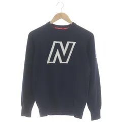 ニューバランス NEW BALANCE GOLF ロゴ ニット セーター 長袖 2 紺 ネイビー /ES ■OSのサムネイル