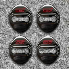 スバル　STI ドアストライカーカバー　ドアロックカバー　4個セット