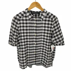 メルシーボークー mercibeaucoup 20SS ギンガムチェックフロントデザインS/Sシャツ レディース JPN：1 のサムネイル