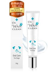 犬用 ）/ 口腔 ワンクリーン ドクター 歯ブラシ Dr.WANCLEAN（ 取り ジェル 歯垢 歯石 オーラルケア 口臭 歯磨きジェル 国産 【獣医師共同開発】 歯磨き粉 30g(1個) 犬