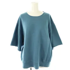 レミレリーフ REMI RELIEF Cut Off Short Sleeve スウェット トレーナー 五分袖 F 青 ブルー /AT ■OSのサムネイル