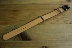 ◆Leather NATO G10Strap◆高品質国産本牛革オイルドカーフ 艶消しバックスキン カスタムオーダー(ラグ幅/バックルカラー) 受注生産(納期10日前後) 腕時計ベルト