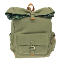 倉敷帆布 リュックサック 中古 オリーブグリーン 倉敷帆布 リュックサック 中古 オリーブグリーン リュックサック