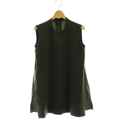 セオリー Theory 23SS DRY COTTON 2 MOCK NK COMBO TUNIC チュニック ニット S 緑 /MI ■OS