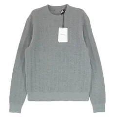 theory セオリー ウール ニット トップス 長袖 ロングスリーブ 丸首 クルーネック グレー系 S【極上美品】【中古】