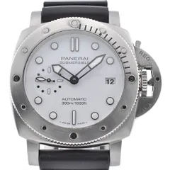 パネライ PANERAI PAM01223 サブマーシブル ビアンコ スモールセコンド デイト 自動巻き メンズ美品箱付き K#131699のサムネイル