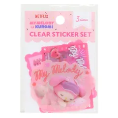 【メール便】マイメロディ キャラクターステッカー クリアステッカーセット Netflix サンリオ ティーズファクトリー デコシール キャラクター グッズ 