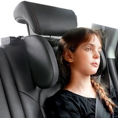 【数量限定】睡眠姿勢サポート 取付簡単 調整可能 180° U字型 旅行用ヘッドレスト 子供と大人に適用（ブラック） ネックピロー 車 ヘッドレスト JZCreater
