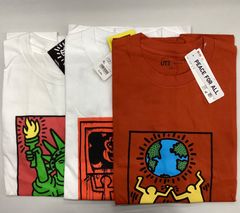 新品 ユニクロ UT ARCHIVE キース・ヘリング 半袖 丸首 プリントTシャツ 3点セット XL タグ付き MS0017