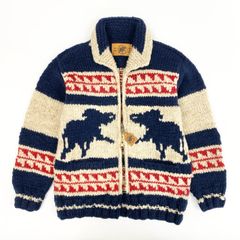 37i30《美品》HUNTING WORLD ハンティングワールド カウチンセーター