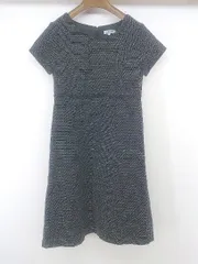 ◇ SHOO・LA・RUE シューラルー 半袖 ミニ ワンピース サイズM ブラック ホワイト系 レディース E  【1303240006290】