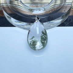 ガーデンクォーツ 庭園水晶 幽霊水晶 ペンダント ネックレス 【高品質 