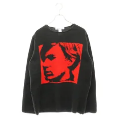COMME des GARCONS SHIRT (コムデギャルソンシャツ) 24SS×ANDY WARHOL SWEATER アンディウォーホル グラフィックセーター FM-N003 ブラック/レッドのサムネイル