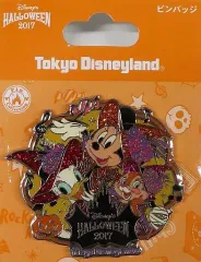 【中古】バッジ・ピンズ ミニー＆デイジー＆クラリス ピンバッジ 「ディズニー・ハロウィーン2017」 東京ディズニーランド限定