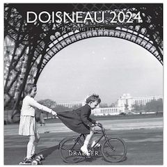 [人気商品]DOISNEAU ドレジャー 2024年 ラージカレンダー DOISNEAU ロベール・ドアノー 壁掛け モノクロ写真 スケジュール 写真 祝日シール calendar