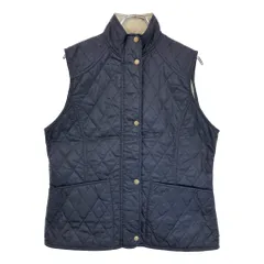 【美品】Barbour キルティングベスト コットン切り替え ユーロ古着 ユニセックスキルティングベスト LIDDESDALE GILET／BARBOUR
