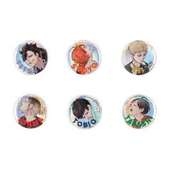 6点セット 古舘春一描き下ろし！！ ハイキュー!! ～東京遠征2013夏～ メタリック缶バッジ6種セット ジャンプGIGA 2024 AUTUMN 限定誌上通販 原作グッズ